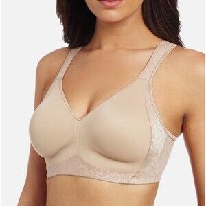 PLAYTEX 38C Women Bra #4049 Nude 18 Hour Seamless Smoothing Wire Free Bra